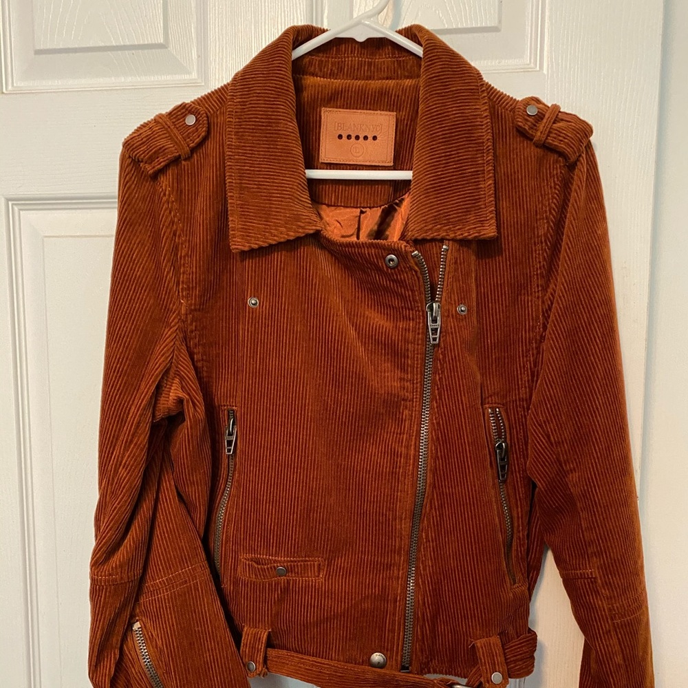 Blank NYC Rust Corduroy Jacket